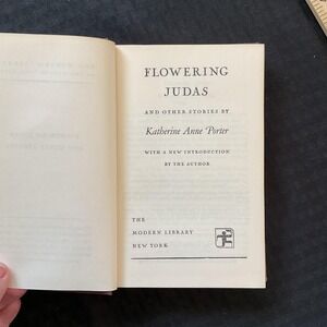 Vintage Flowering Judas Katherine Anne Porter Modern Library Hardcover Short